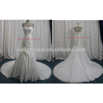 Perfect Mermaid Bridal Wear avec dentelle et sweetheart Neckline KB10295